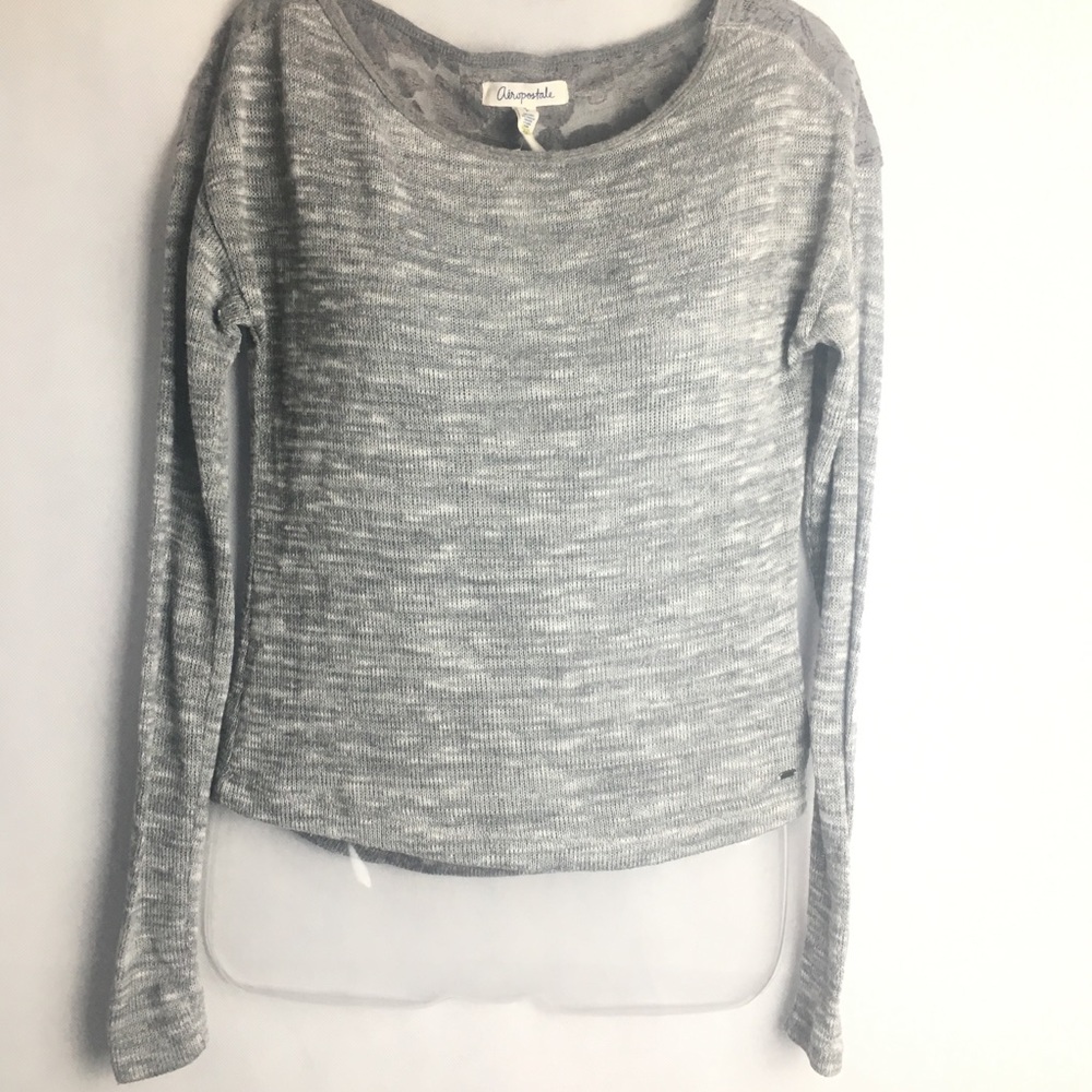 Aeropostale Lace Long Sleeve Top Size SP